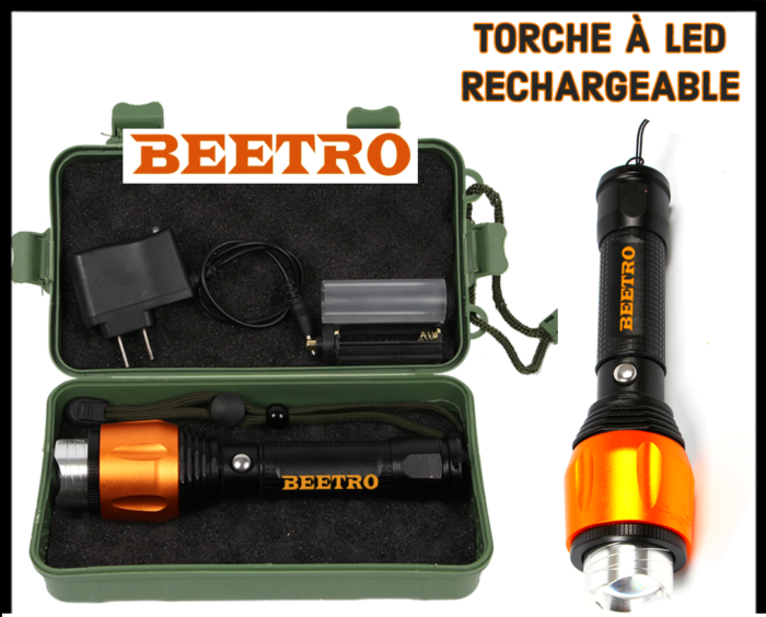 TORCHE À LED RECHARGEABLE BEETRO