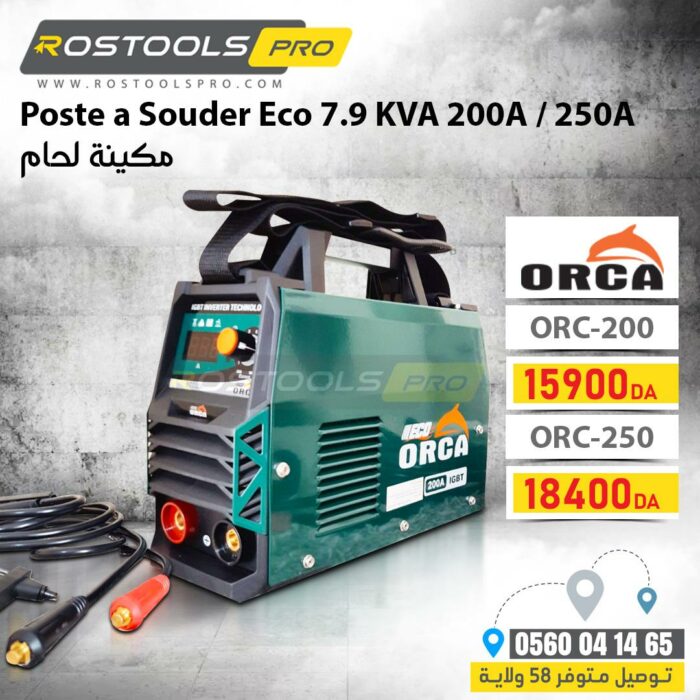 Poste a Souder Eco 7.9 KVA 200A ET 250A ORCA