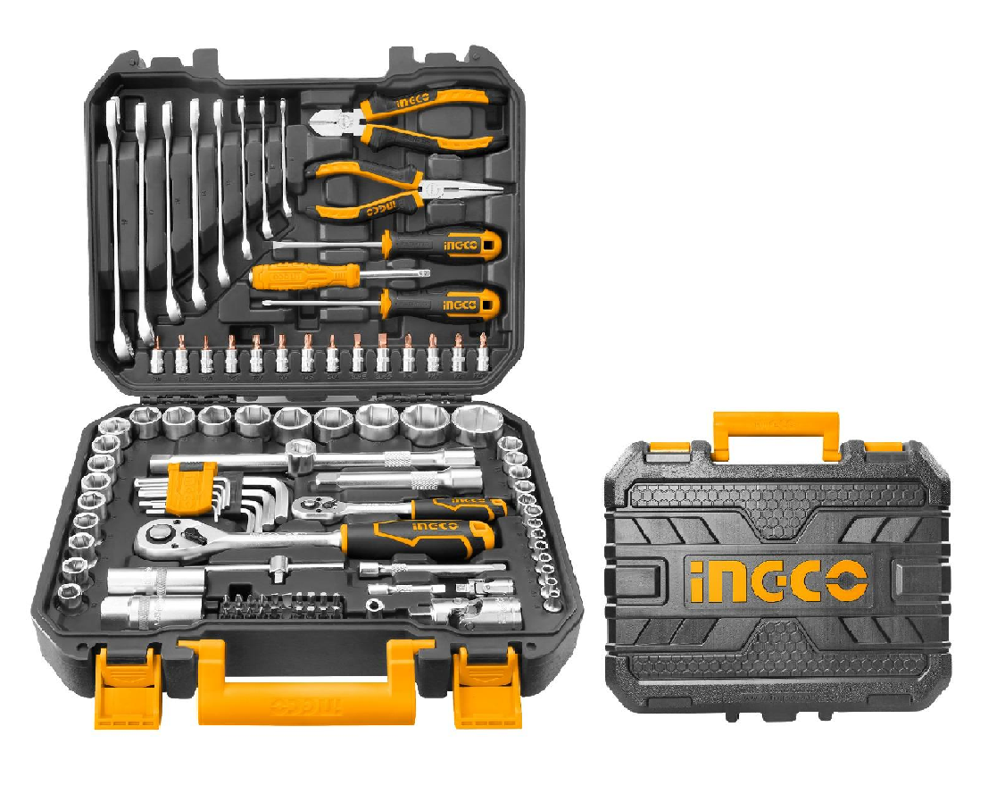 Valise d'outils Mécanique de 100 pièces INGCO – RosTools Pro